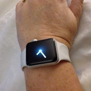 Apple fitness watch with heart rate monitor. Series 3